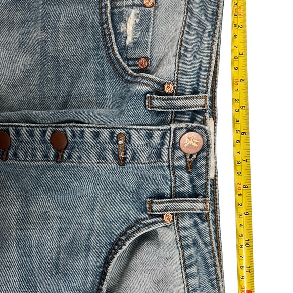 Viper High Waist Button Through Mini Denim Skirt - Venice - Picture 7 of 8